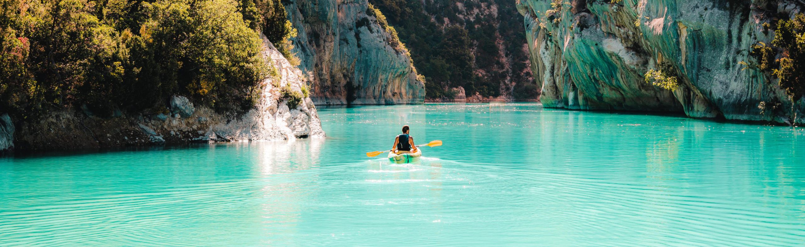 kayaks dans les Gorges du Verdon